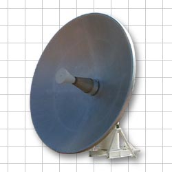 Microstar's 15-foot radar antenna