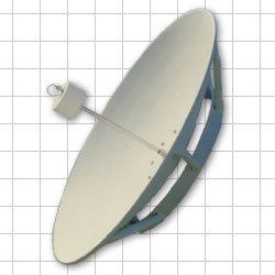 Microstar's 4-foot S-band circularly-polarized antenna